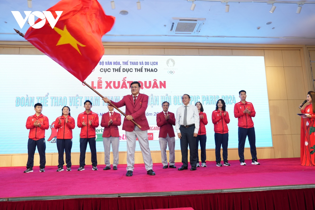 Doan the thao viet nam xuat quan du olympic paris 2024 hinh anh 2