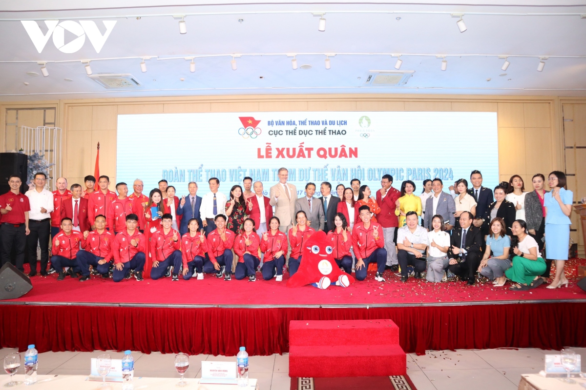 Doan the thao viet nam xuat quan du olympic paris 2024 hinh anh 1