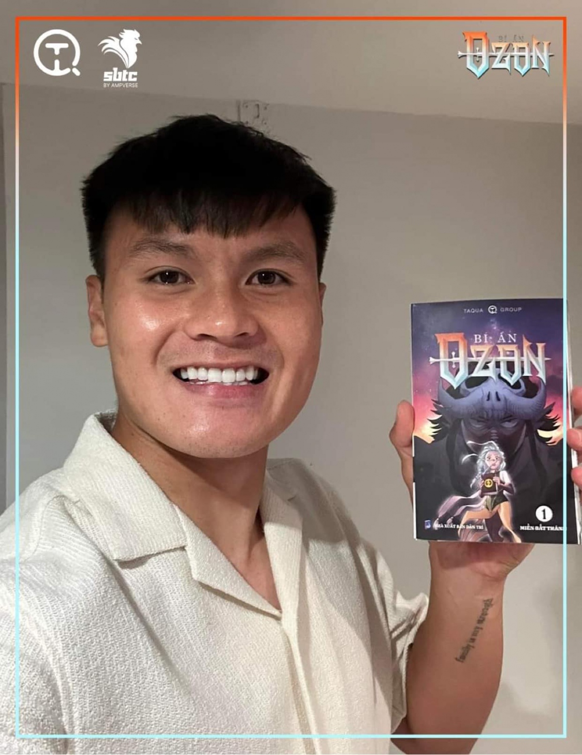 blv anh quan lan san tu bong da sang manga va esports, ra mat sieu pham bi an ozon hinh anh 4