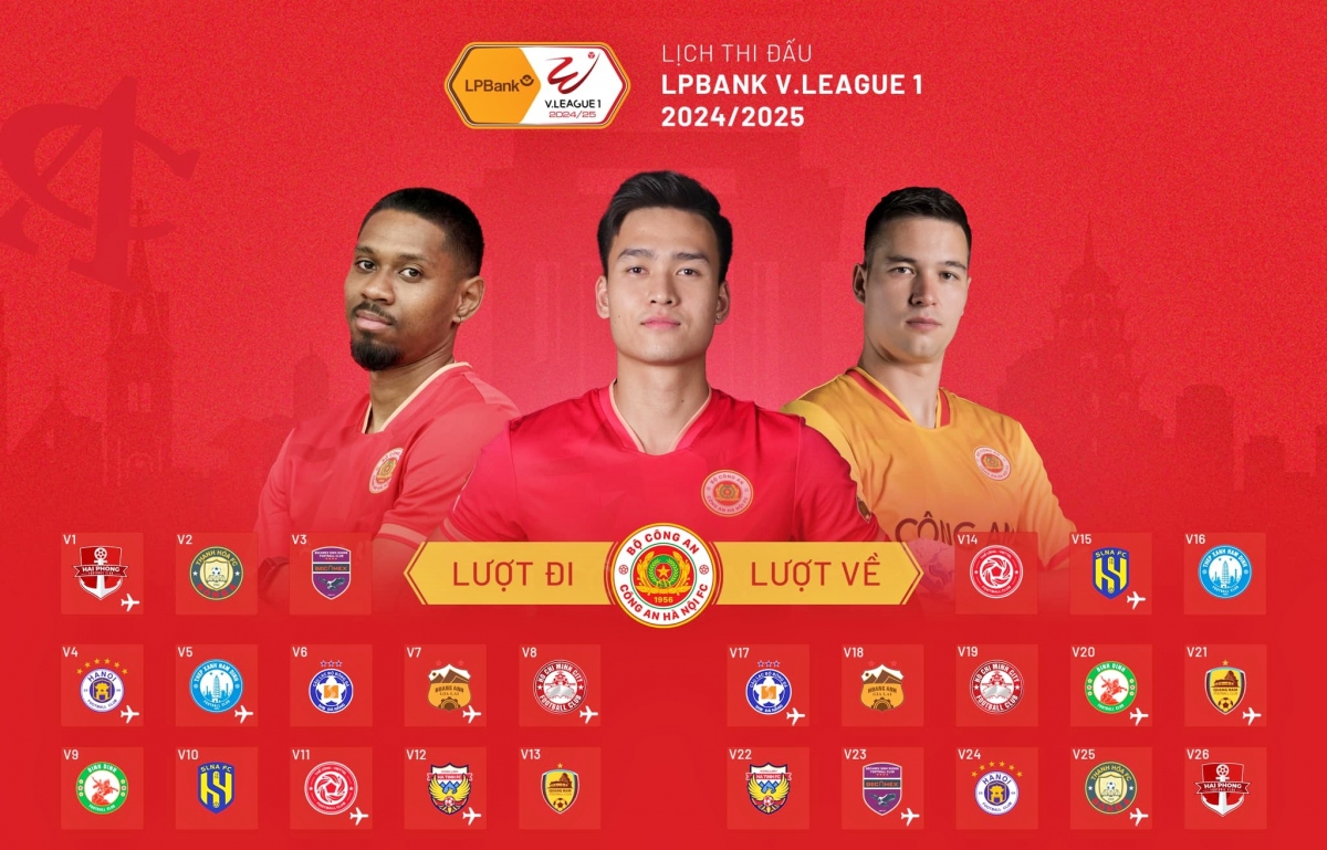 lich thi dau v-league 2024 2025 cua clb cahn hinh anh 1